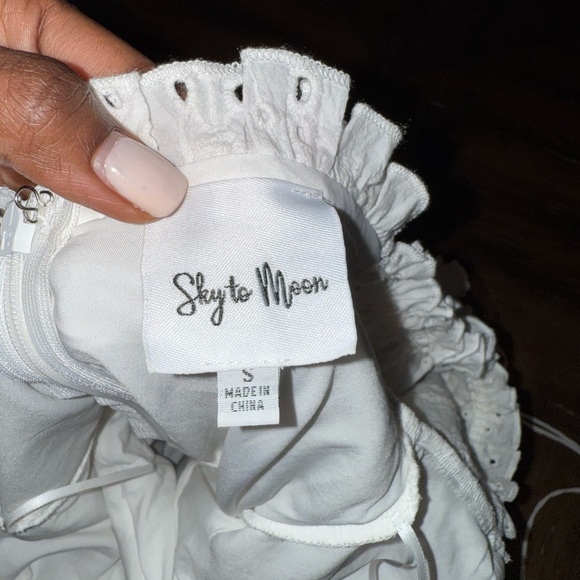 Sky To Moon Off-Shoulder Dress Size S - Picture 4 of 4